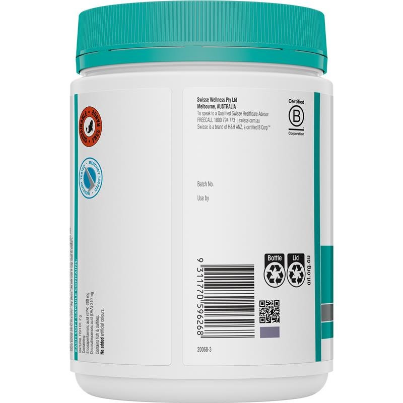 斯维诗 Swisse Ultiboost 无腥味超强深海鱼油 2000mg 300粒(超值装)