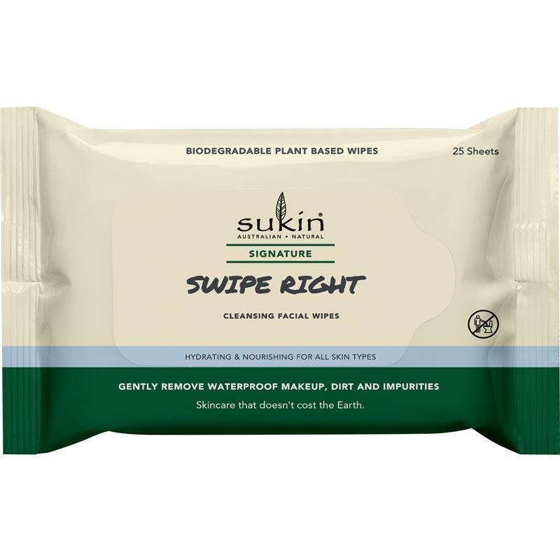 Sukin 经典系列温和卸妆洁面湿巾 25片