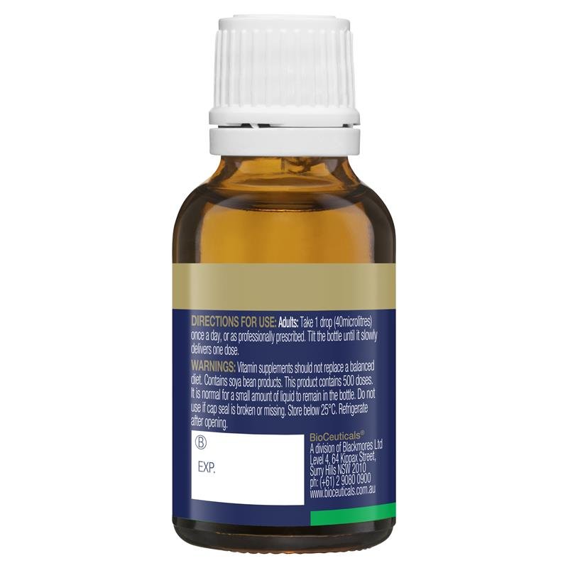 BioCeuticals 维生素D3滴剂 加强型 20ml