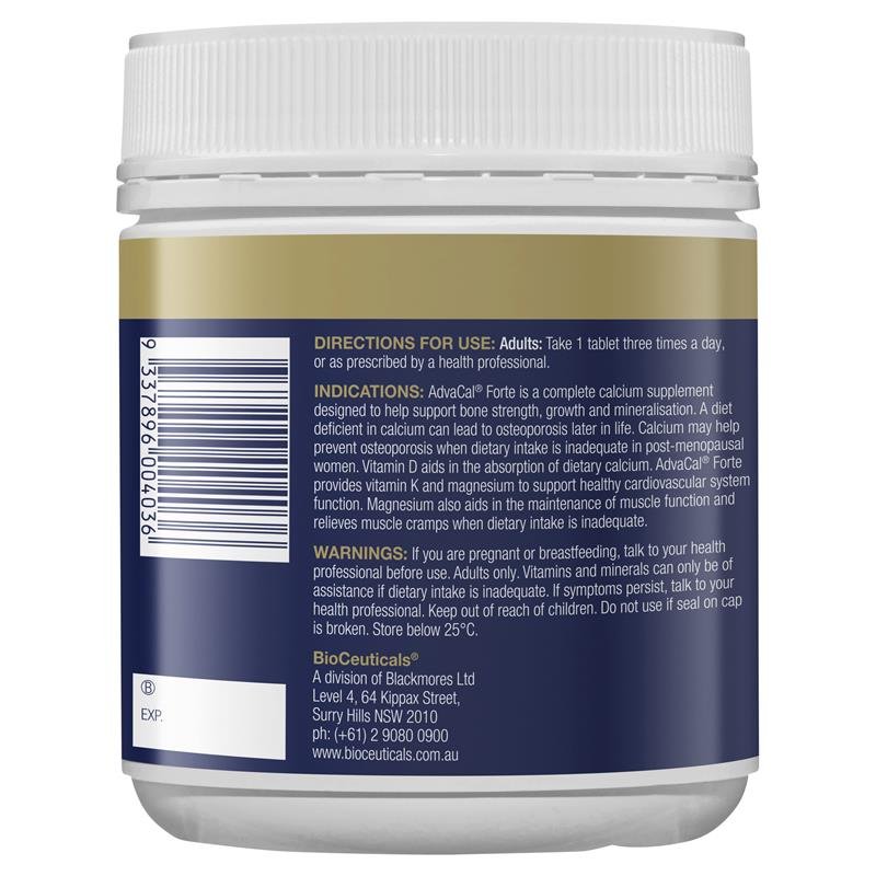 BioCeuticals AdvaCal Forte 强效钙片 180片