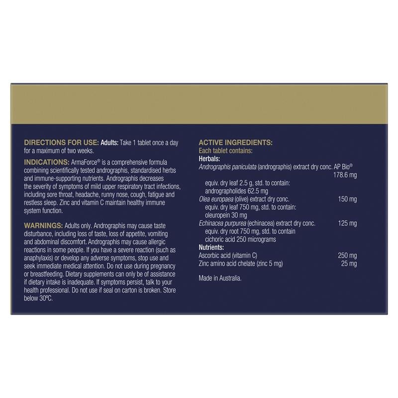 BioCeuticals ArmaForce 免疫支持片 30片