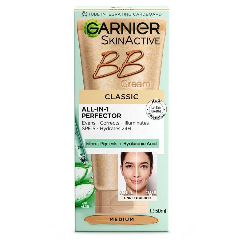 卡尼尔 Garnier BB霜 多效合一遮瑕修颜 经典自然色 SPF15 50ml