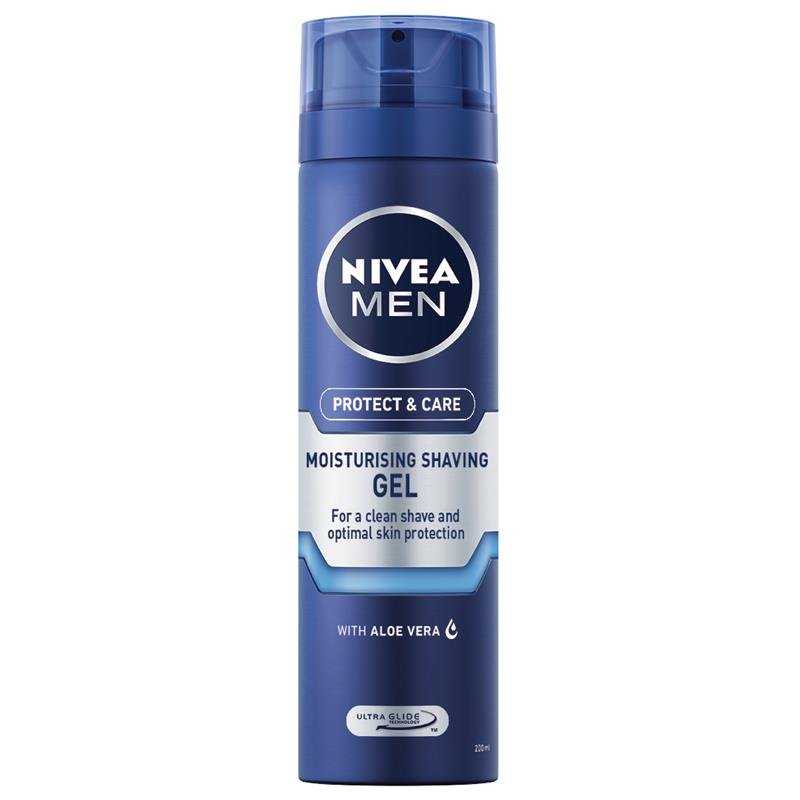 妮维雅男士 NIVEA MEN 护理保湿剃须啫喱 200ml