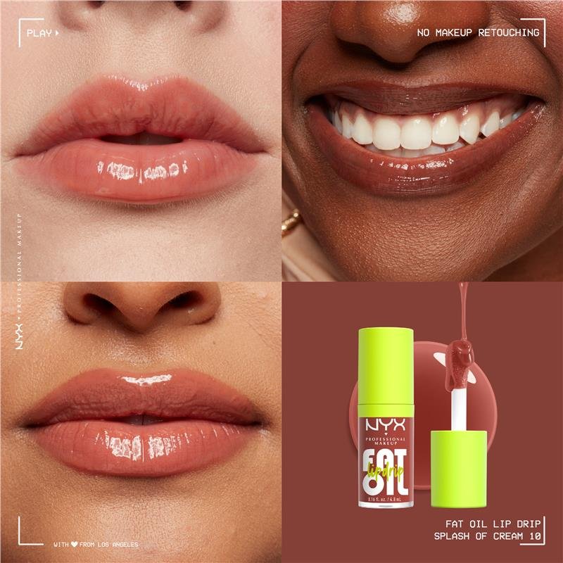 NYX Fat Oil Lip Drip 镜面唇油 Splash Of Cream 色号