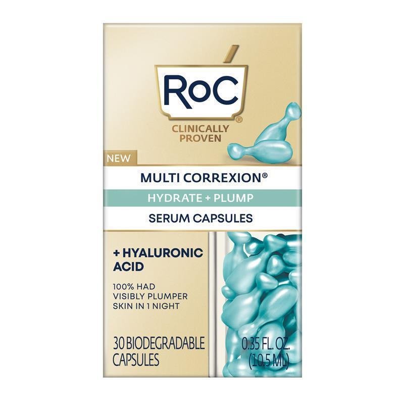 RoC Multi Correxion 玻尿酸丰盈夜间精华胶囊 30粒