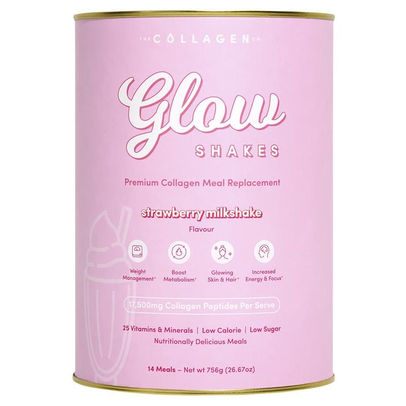 The Collagen Co 胶原蛋白代餐奶昔 草莓味 756g