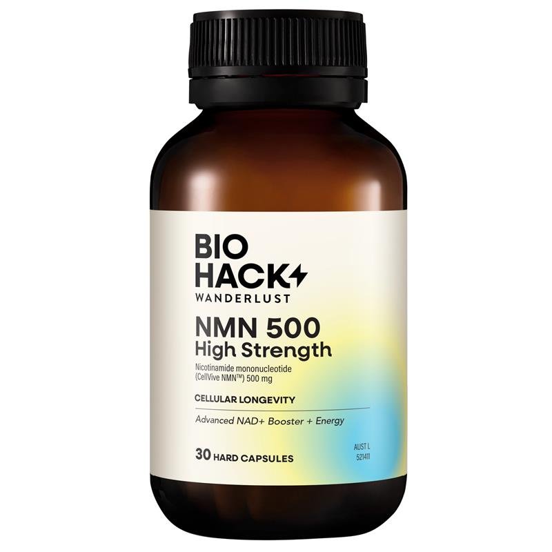 BioHack Wanderlust NMN 500 高浓度抗衰NMN胶囊 30粒