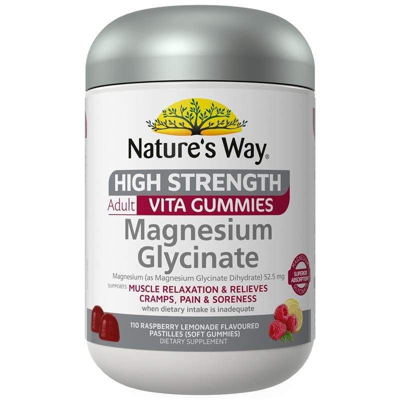 Nature's Way 成人高浓度甘氨酸镁软糖 110粒 特惠装