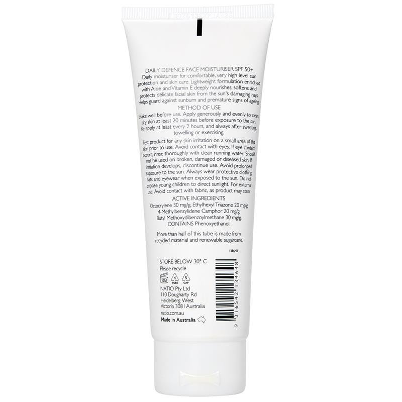 Natio 日常防护面部保湿防晒霜 SPF50+ 100ml