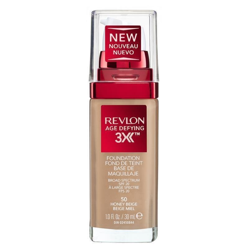 露华浓 Revlon 不脱妆抗痕粉底液 3X 蜜糖米色 Honey Beige
