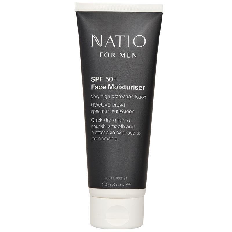 Natio for Men 男士 SPF50+ 面部保湿防晒霜 100g