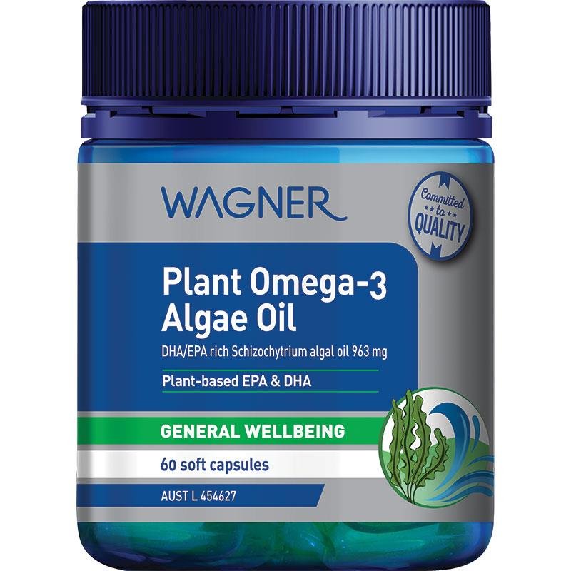 Wagner 植物来源 Omega-3 藻油 60粒