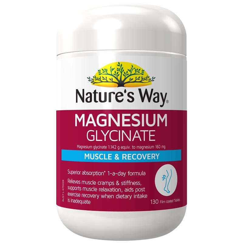 Nature's Way 甘氨酸镁片(双甘氨酸螯合镁)130片