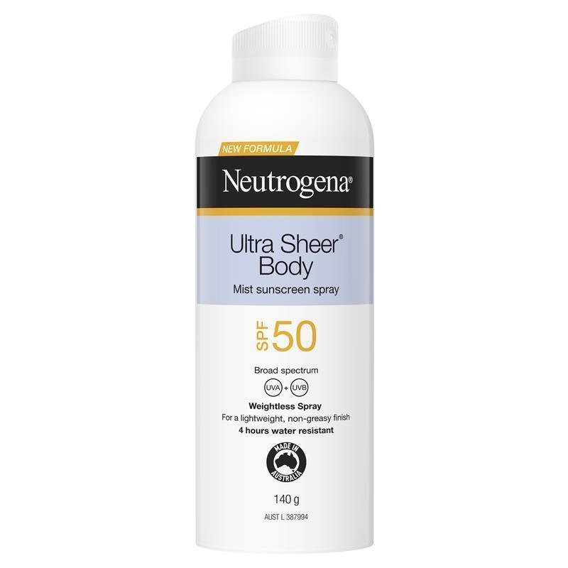 露得清 Neutrogena 轻盈无油身体防晒喷雾 SPF50 140g