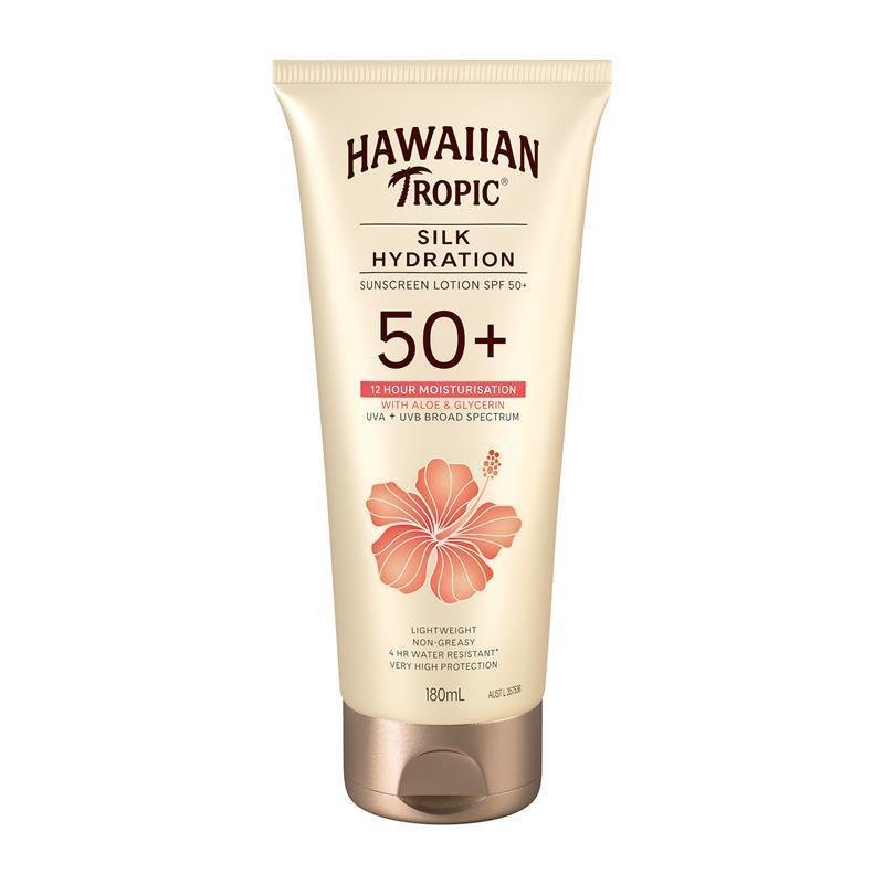 Hawaiian Tropic 夏威夷热带 丝滑保湿防晒乳 SPF50+ 180ml