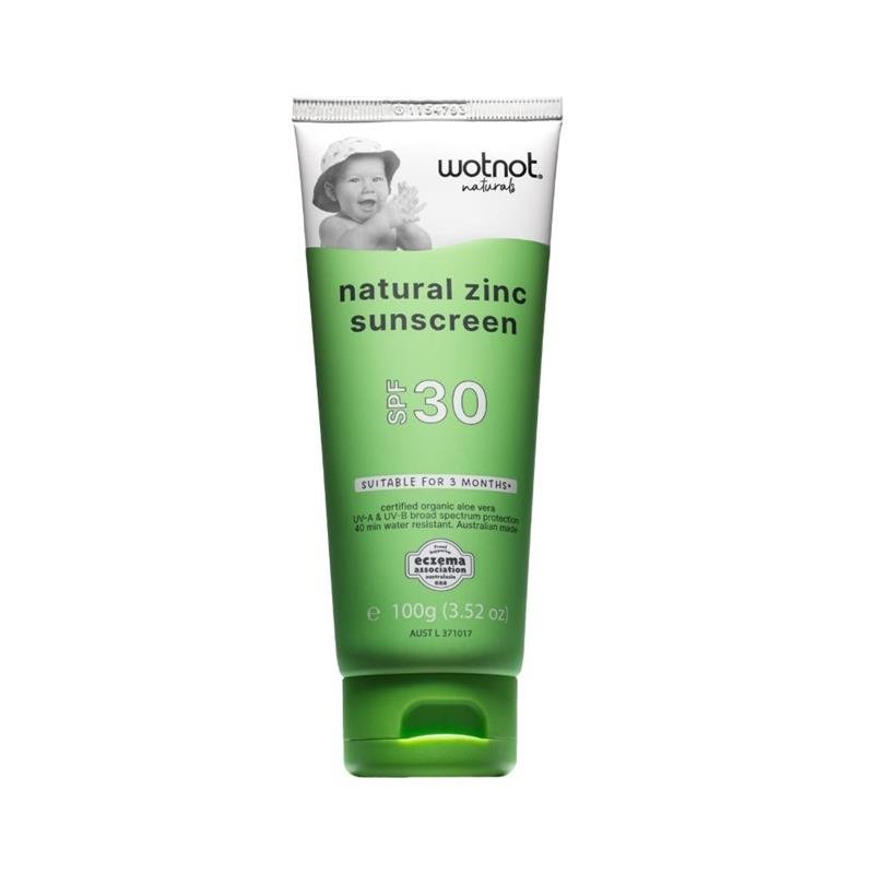 Wotnot SPF30+ 天然氧化锌婴儿物理防晒霜 100g