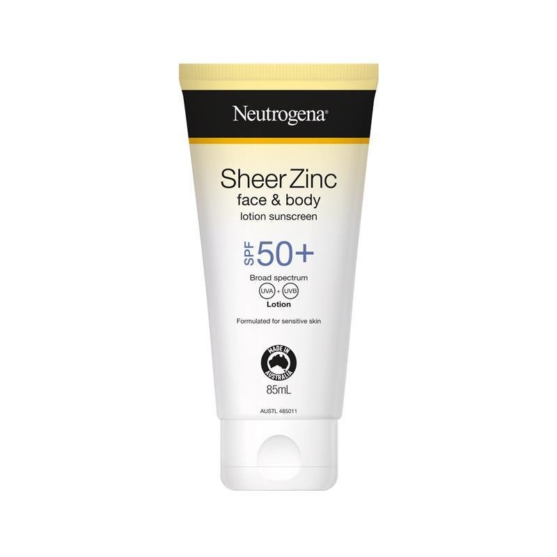露得清 Neutrogena 轻透氧化锌身体防晒乳 SPF50+ 85ml