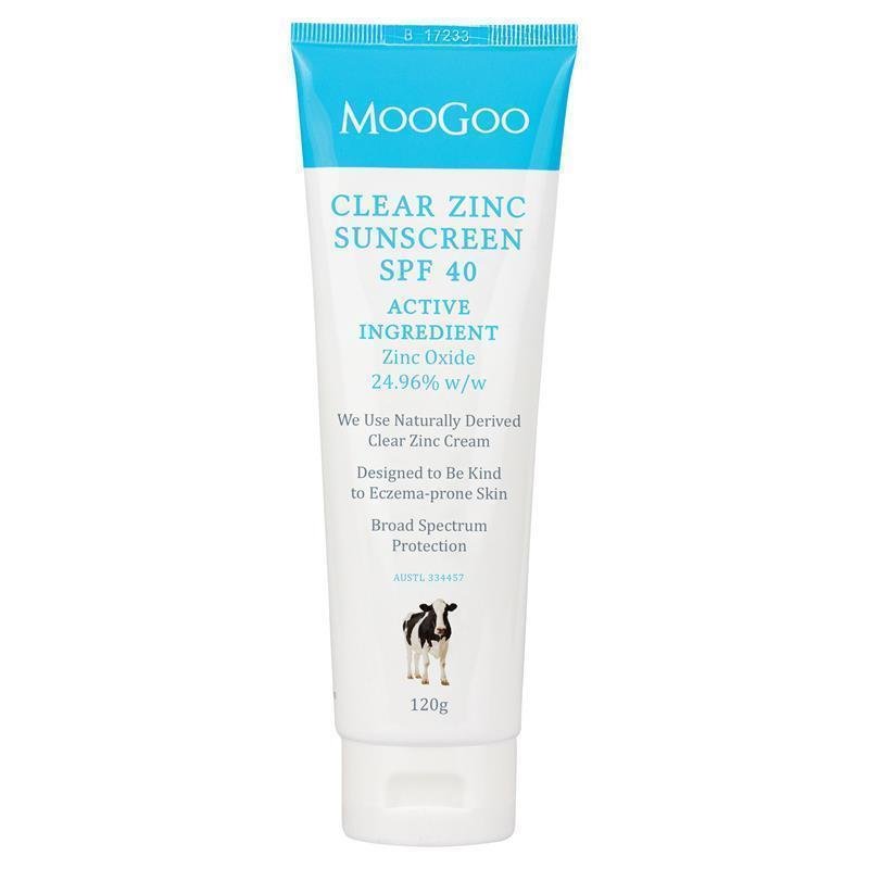 MooGoo 透明氧化锌物理防晒霜 SPF40 120g