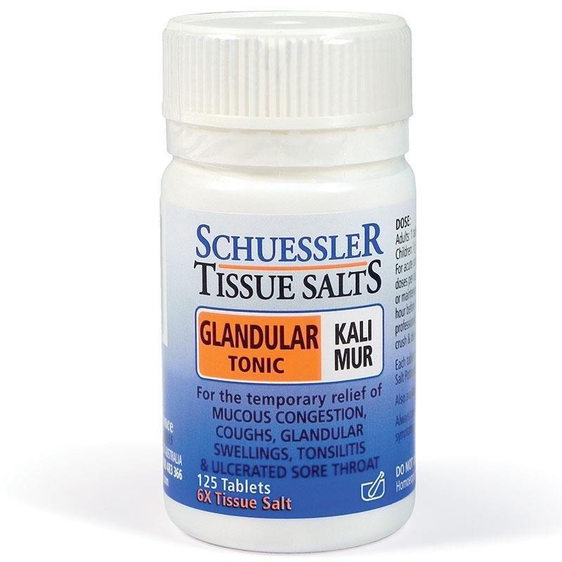 Tissue Salts 组织盐 Kali Mur 氯化钾腺体调理片 125片