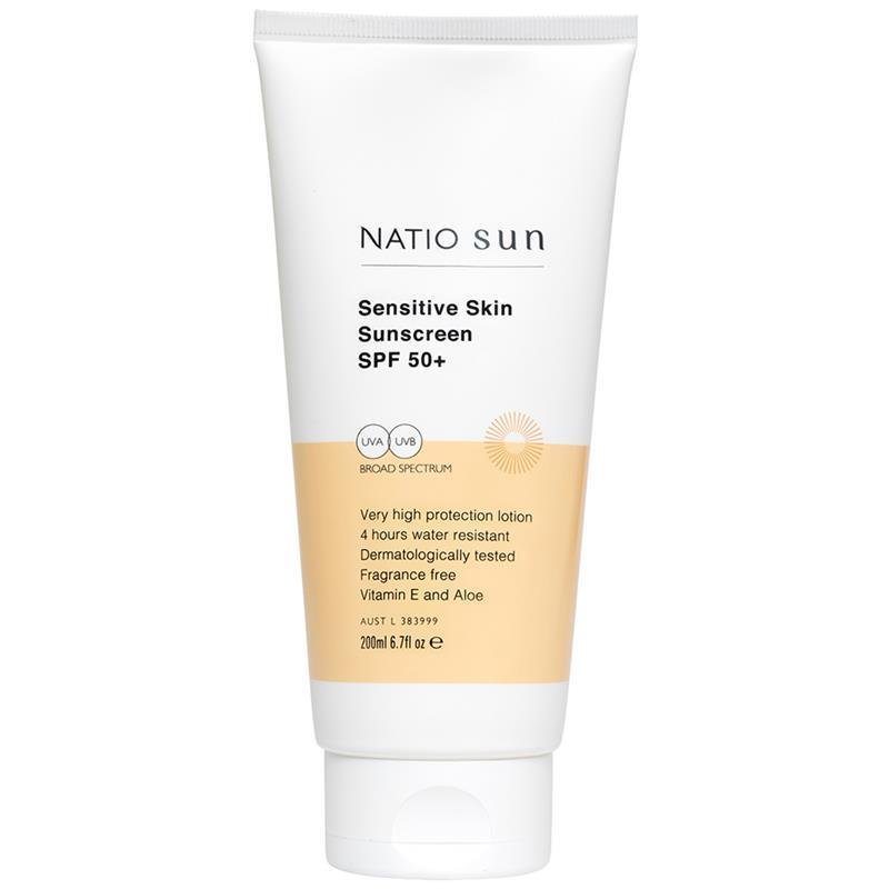 Natio 敏感肌防晒乳 SPF50+ 200ml