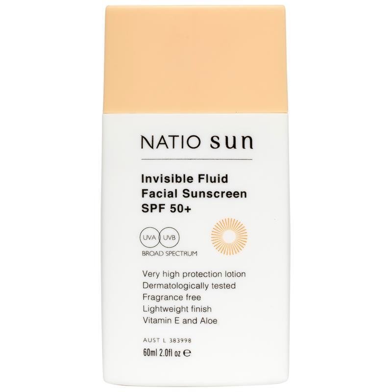 Natio 隐形清透面部防晒液 SPF50+ 60ml