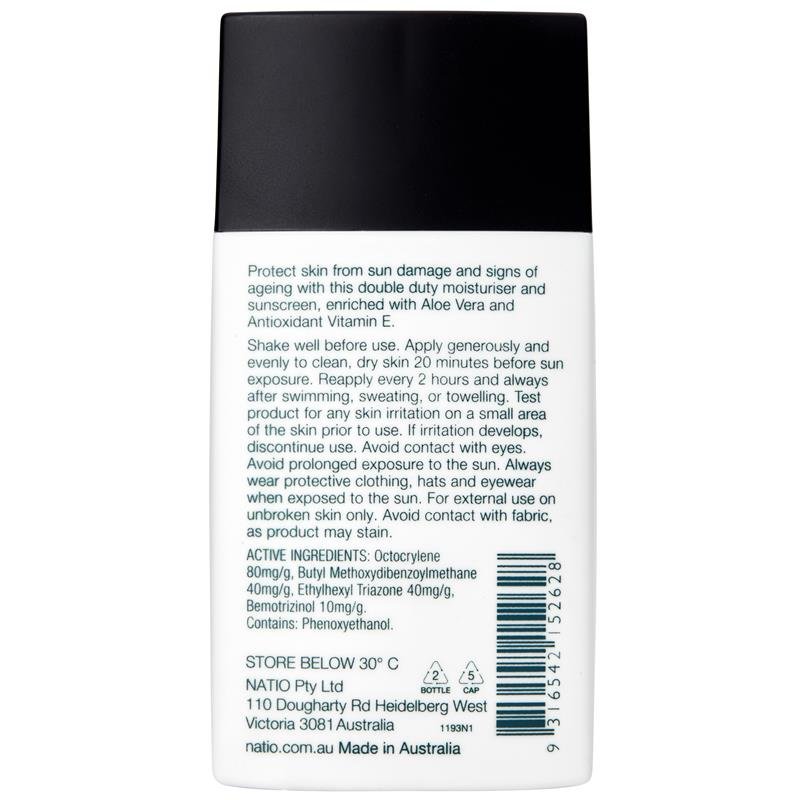 Natio 男士抗龄面部防晒乳 SPF50+ 60ml