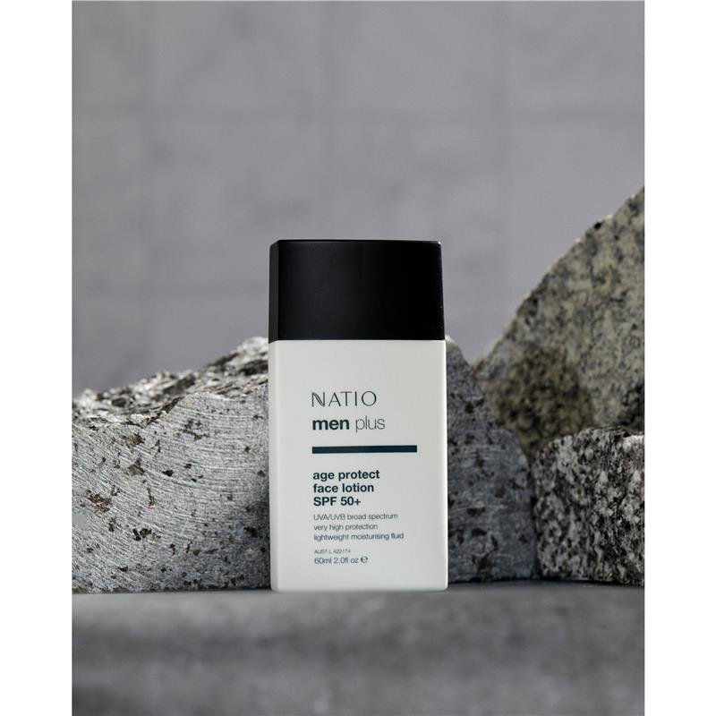 Natio 男士抗龄面部防晒乳 SPF50+ 60ml