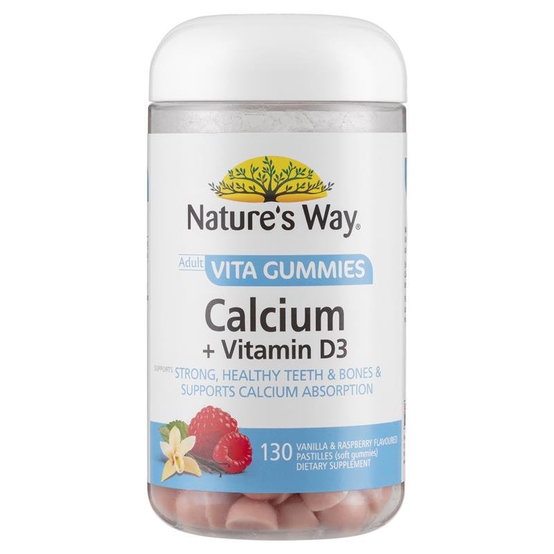 Nature's Way 成人钙+维生素D软糖 130粒(限量装)