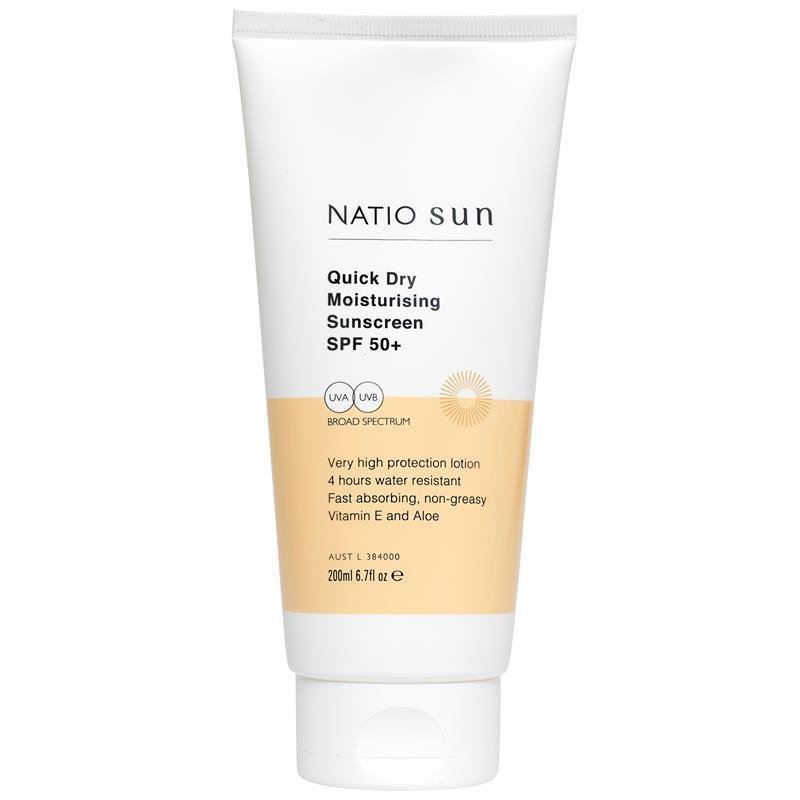Natio 速干保湿防晒乳 SPF50+ 200ml