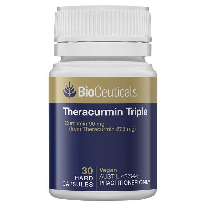 Bioceuticals Theracurmin 高吸收姜黄素三倍浓度胶囊 30粒 新版