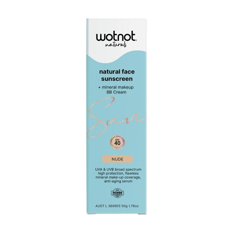 WotNot 天然氧化锌物理防晒BB霜 SPF40 裸色 50g
