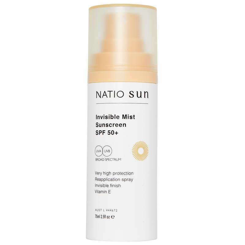 Natio 隐形防晒喷雾 SPF50+ 75ml