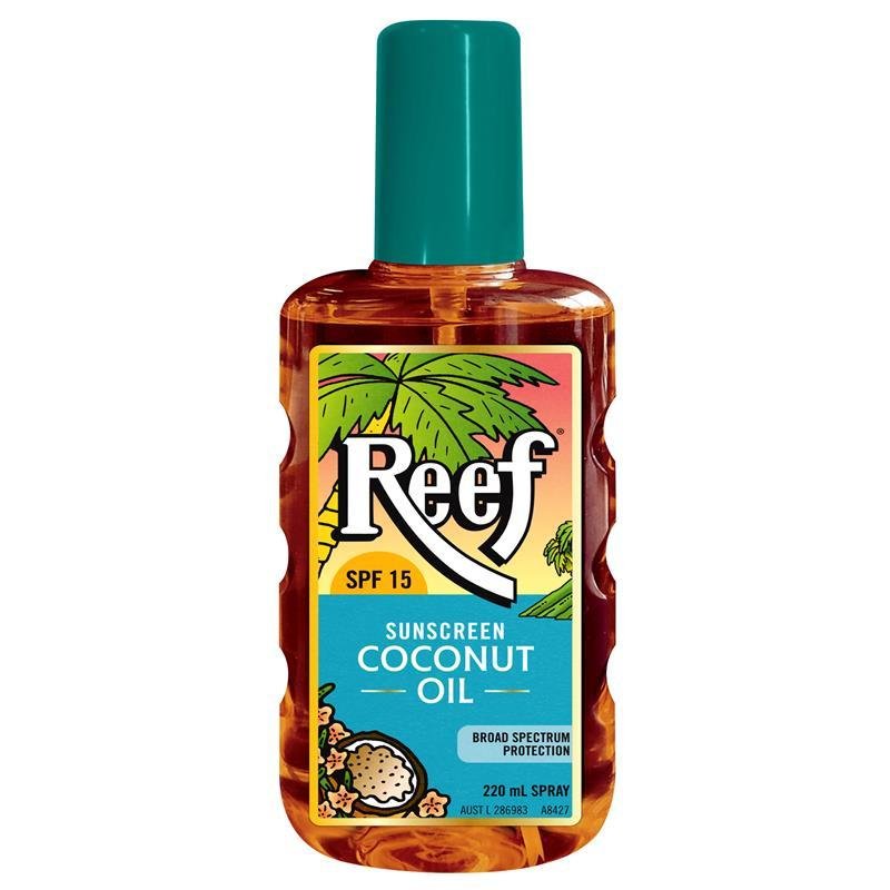 Reef 椰子油 SPF15+ 保湿防晒喷雾油 220ml