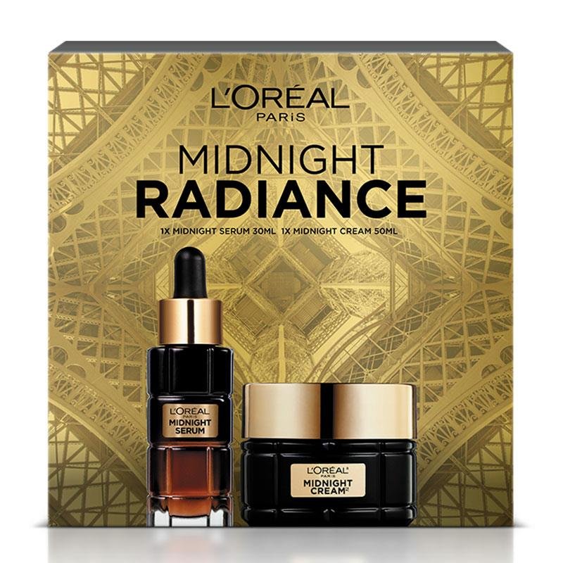 L'Oreal Paris 巴黎欧莱雅 午夜奇肌精华+晚霜礼盒套装