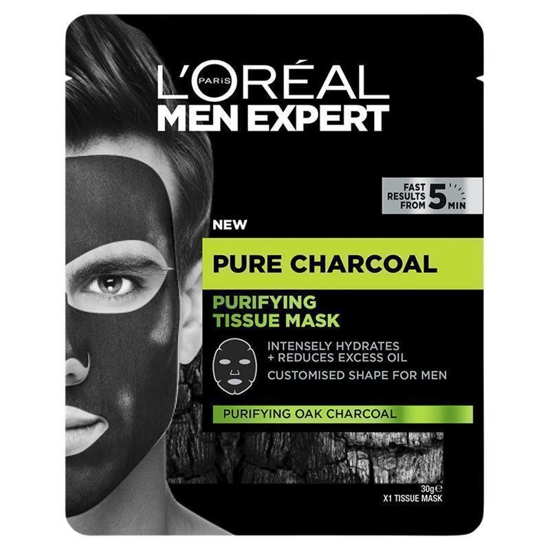 巴黎欧莱雅 L'Oreal Paris 男士劲能净化炭面膜(单片)
