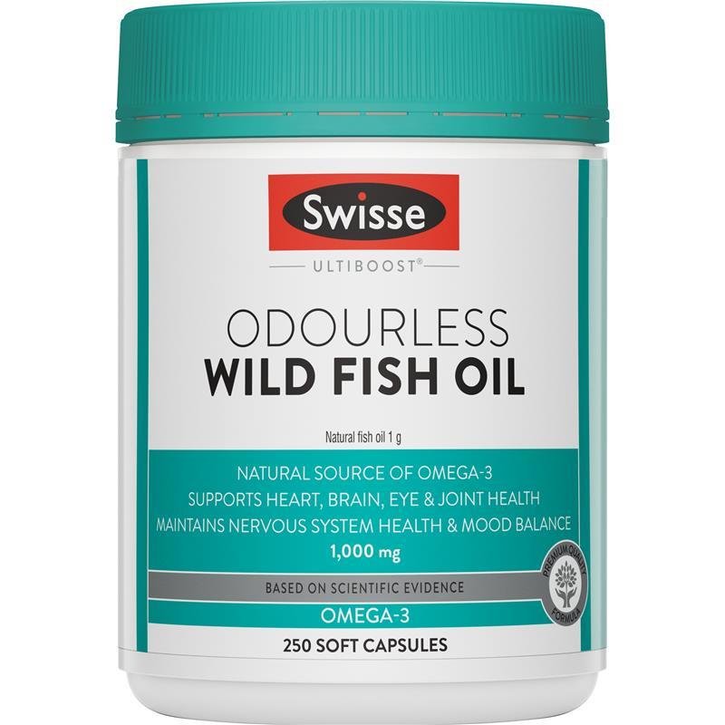 Swisse 斯维诗无腥味深海野生鱼油 1000mg 250粒
