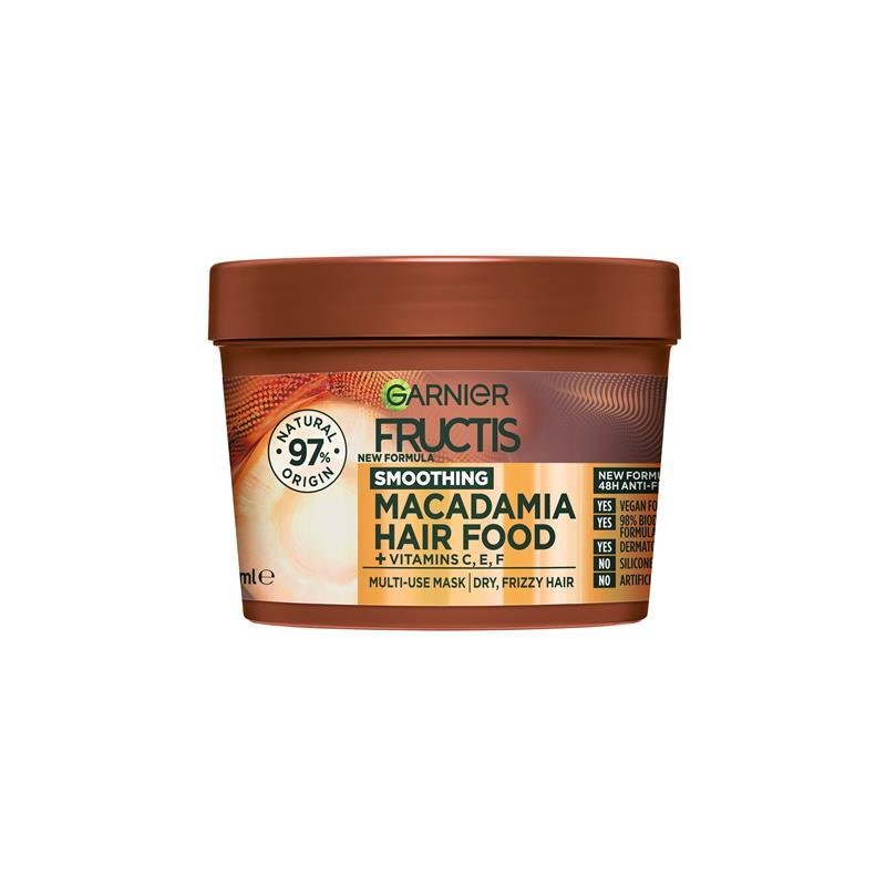 Garnier Fructis 卡尼尔水果鲜养澳洲坚果柔顺三合一发膜(干枯毛躁发质)390ml