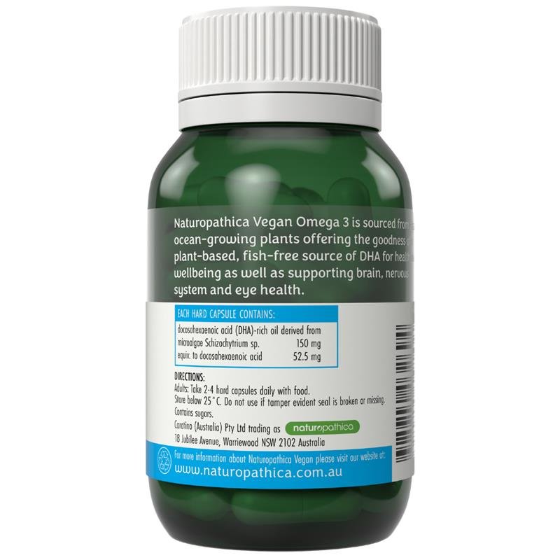 Naturopathica 纯素藻油Omega-3(DHA) 60粒
