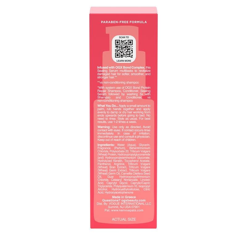 OGX Bond Protein 蛋白质修护封层免洗精华 50ml