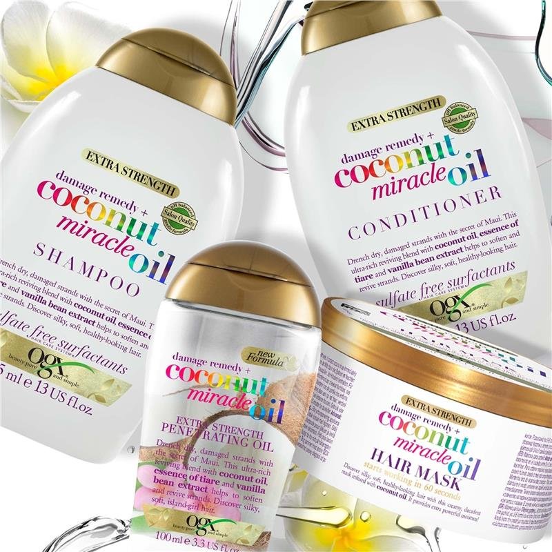 OGX 摩洛哥椰子奇迹油修护发膜 300ml