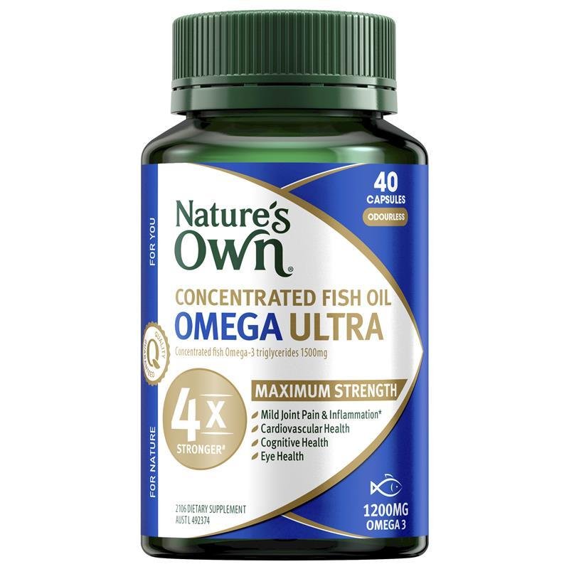 Nature's Own 浓缩深海鱼油 超高浓度 40粒
