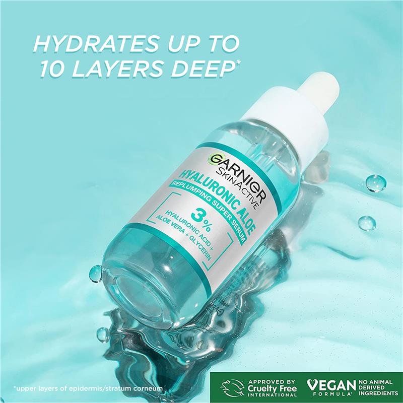 Garnier 卡尼尔 Skin Active 玻尿酸芦荟丰盈补水精华 30ml