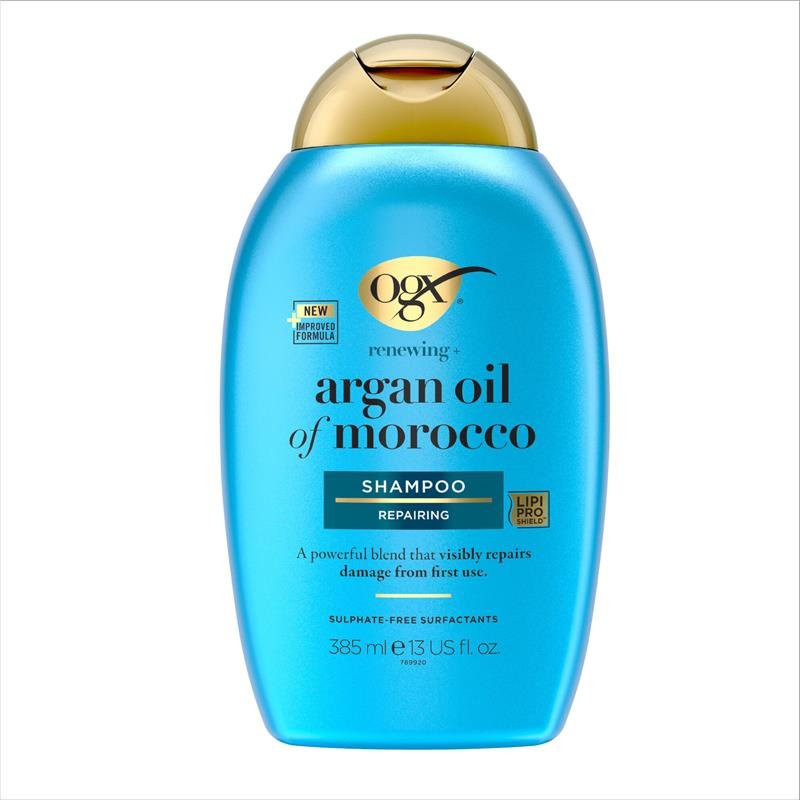 OGX 摩洛哥坚果油亮泽修护洗发水 干枯受损 385ml