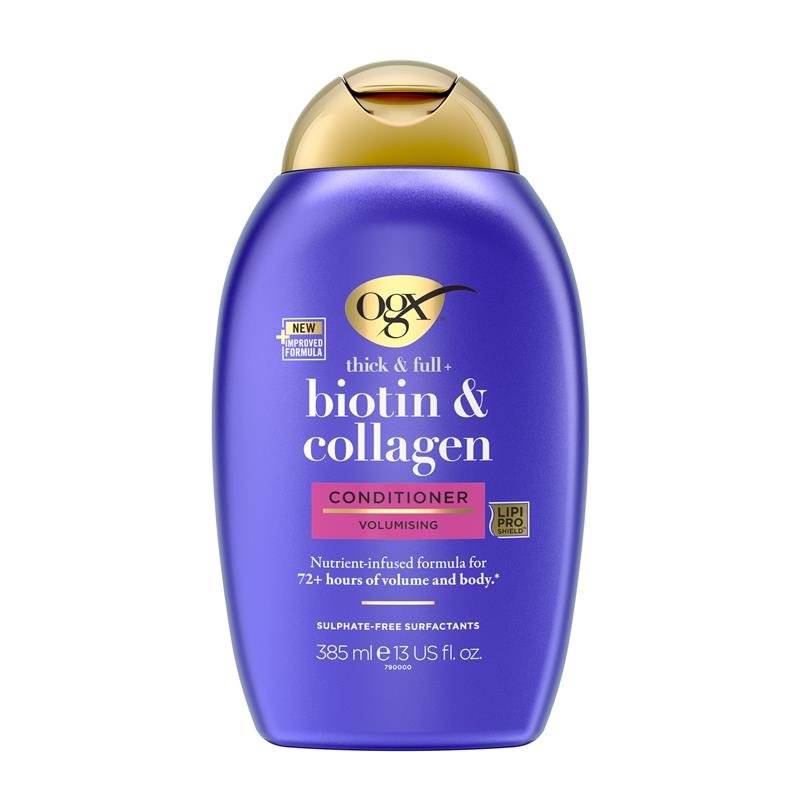 OGX 生物素胶原丰盈护发素 细软发质 385ml