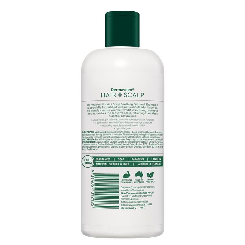DermaVeen 燕麦舒缓洗发水 干性敏感头皮 250ml
