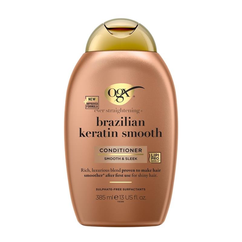OGX 巴西角蛋白顺直亮泽护发素 暗沉发质 385ml