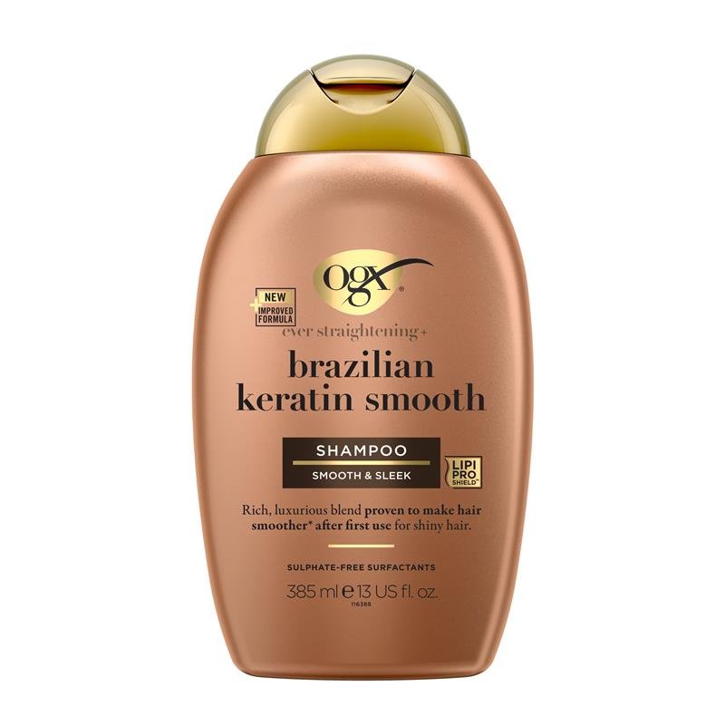 OGX 巴西角蛋白顺直亮泽洗发水 暗沉发质 385ml