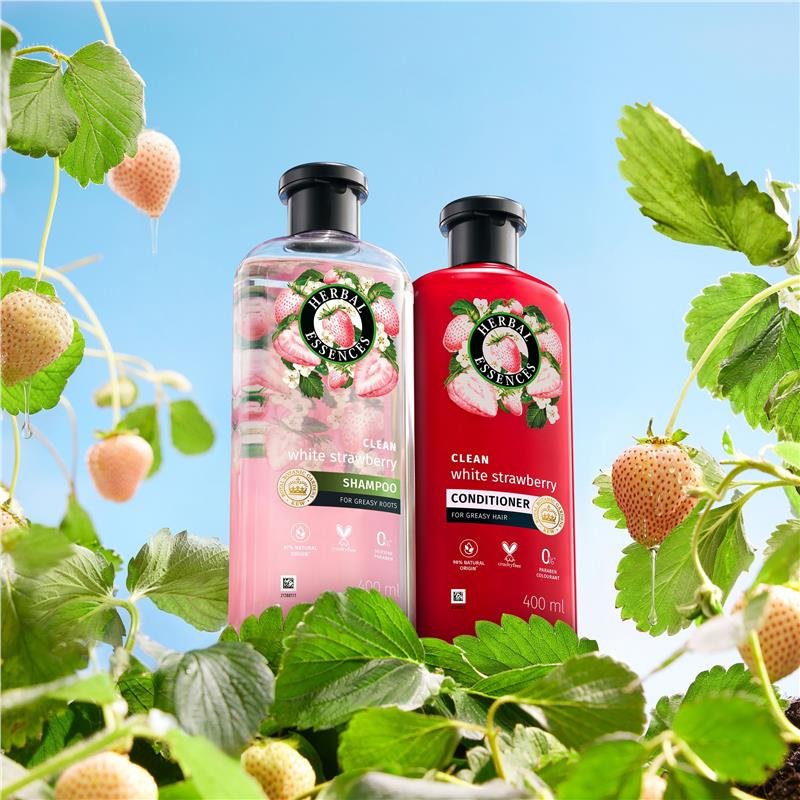 Herbal Essences 白草莓薄荷清爽洗发水 400ml