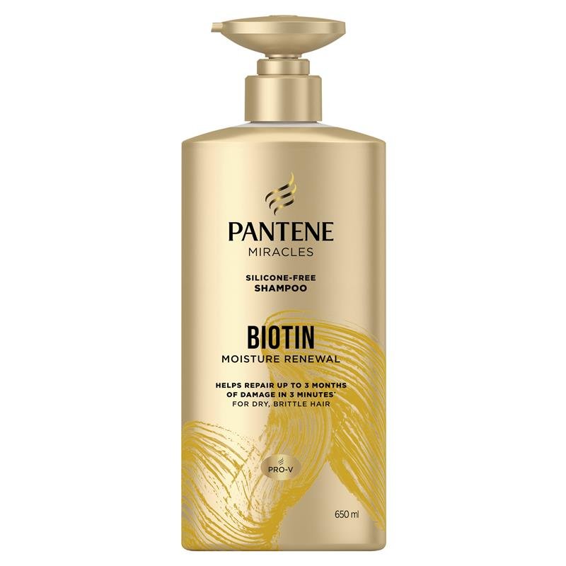 Pantene 潘婷 奇迹生物素日常保湿洗发水 650ml