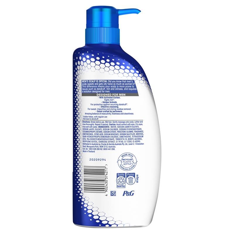 Head & Shoulders 海飞丝 男士深层清洁去屑二合一洗护 750ml